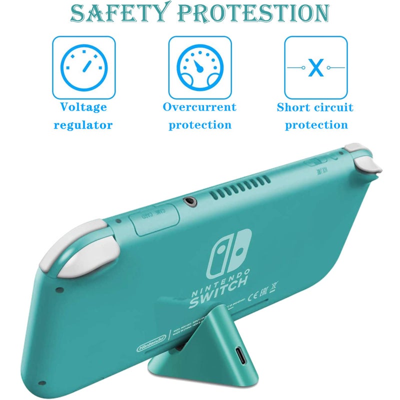 FANPL Charging Dock for Nintendo Switch Lite, Charging Stand Station Compatible with Nintendo Switch (Green) - Image 3